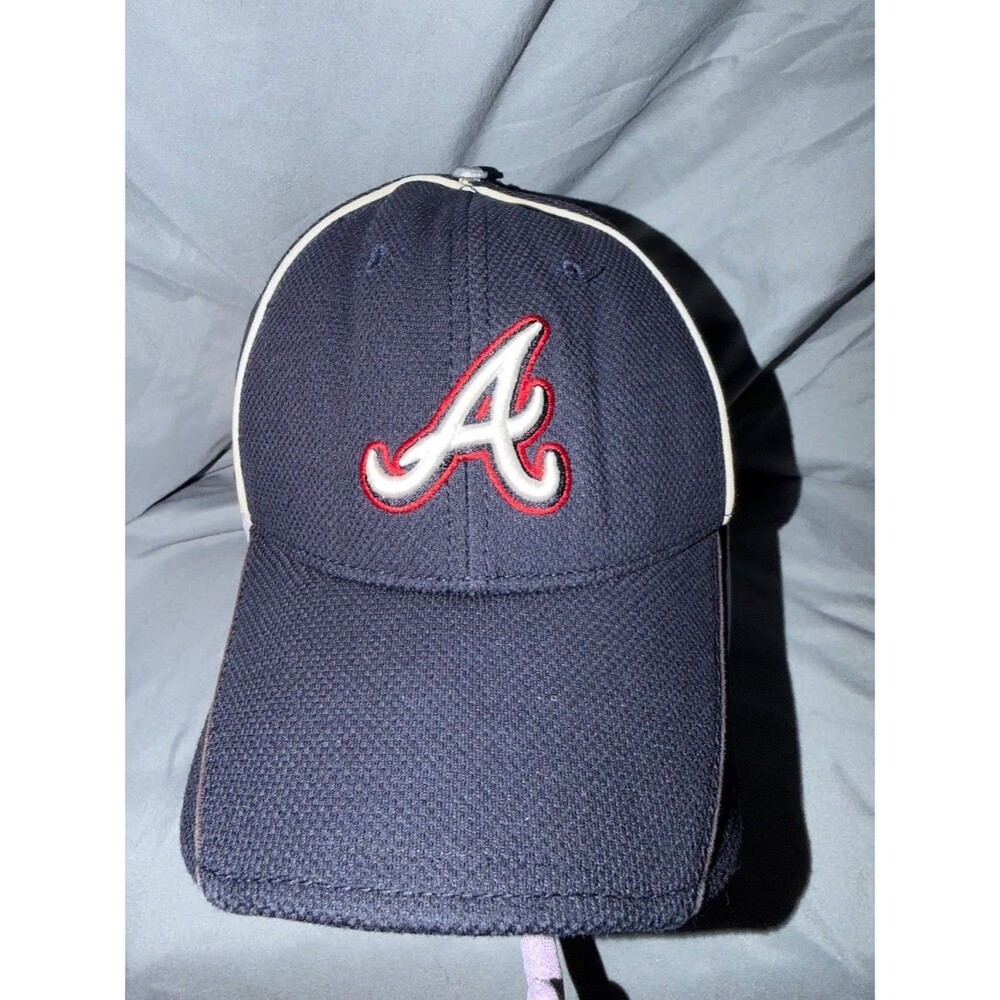 Atlanta Braves New Era 39THIRTY S/M Navy MLB Batting Practice Flex Hat Cap